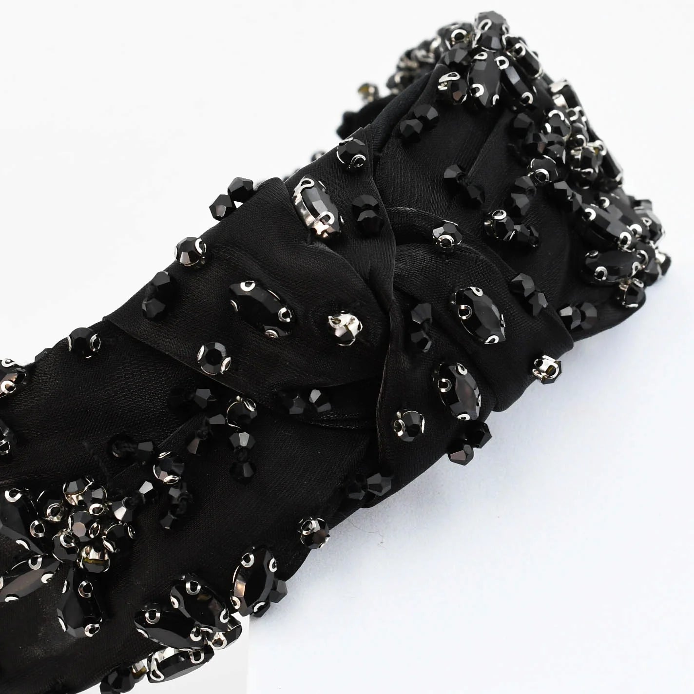 Bejeweled Headband- Black-Headbands-Dear Me Southern Boutique, located in DeRidder, Louisiana