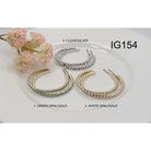 Betty Oh Opal Hoop Earrings-Presales-Dear Me Southern Boutique, located in DeRidder, Louisiana