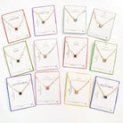 Birthstone Necklace-Necklaces-Dear Me Southern Boutique, located in DeRidder, Louisiana