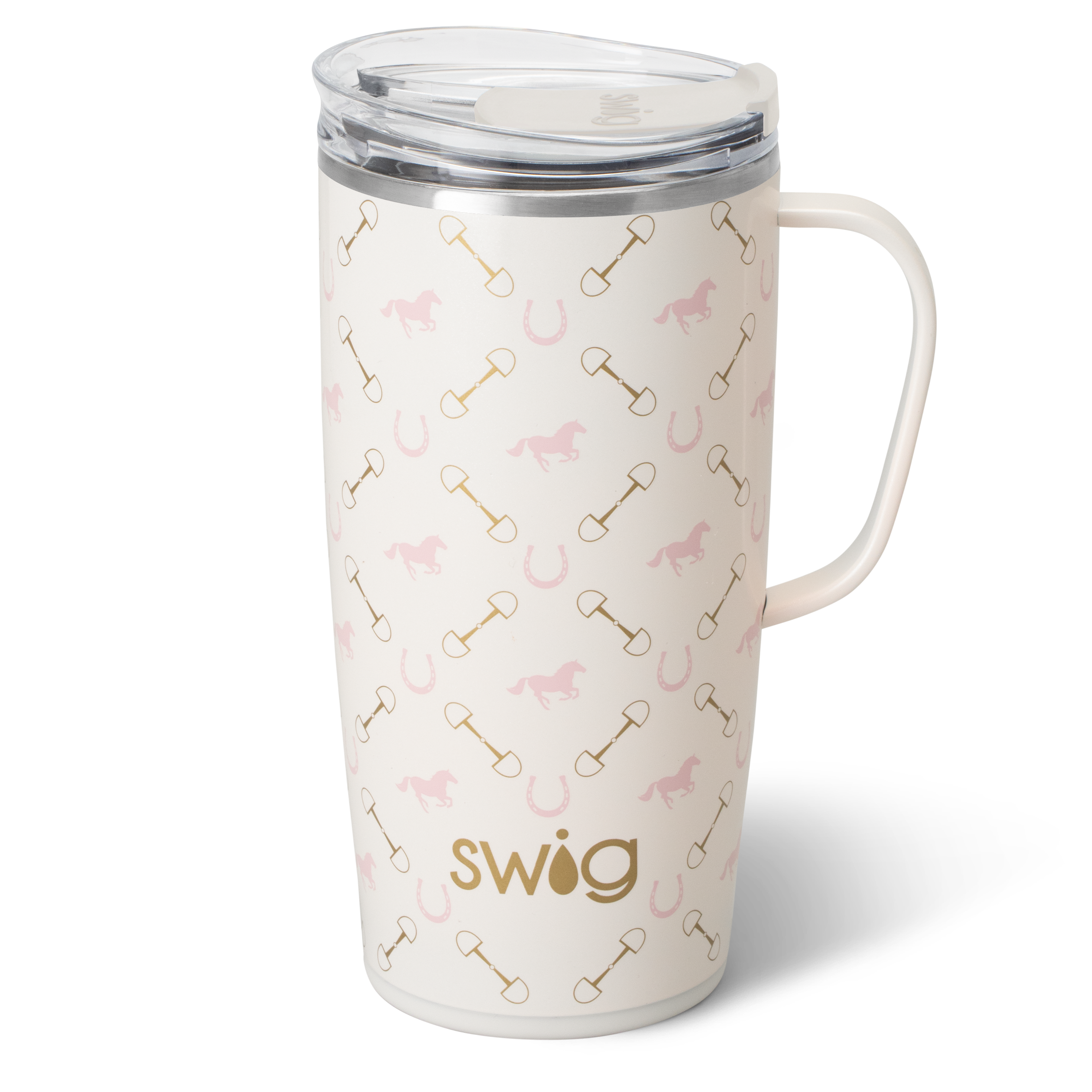 Bits and Pieces Swig Travel Mug 22oz-Travel Mugs-Dear Me Southern Boutique, located in DeRidder, Louisiana