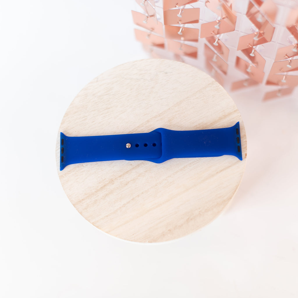 Blue Silicone Watch Band-Dear Me Southern Boutique, located in DeRidder, Louisiana