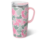 Blushing Camo Travel Mug 22oz-Travel Mugs-Dear Me Southern Boutique, located in DeRidder, Louisiana