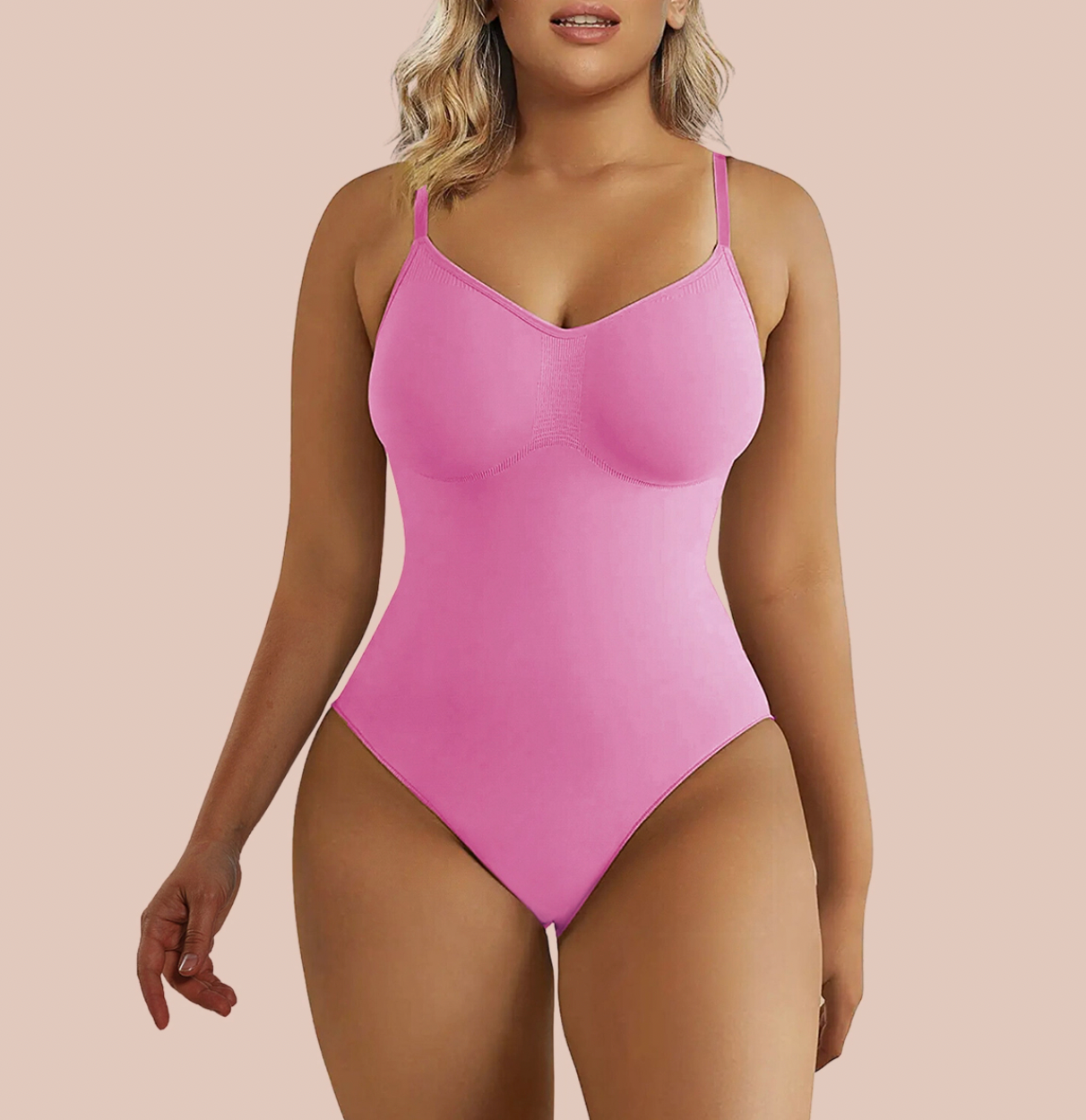 Bodysuit Shapewear - Pink-Shapewear-Dear Me Southern Boutique, located in DeRidder, Louisiana