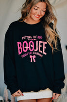 Boo in Boojee Sweatshirt-Dear Me Southern Boutique, located in DeRidder, Louisiana