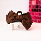 Bougie Bow Clips- Chocolate-Hair Clips-Dear Me Southern Boutique, located in DeRidder, Louisiana