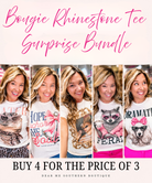 Bougie Rhinestone Tee Surprise Bundle-Presales-Dear Me Southern Boutique, located in DeRidder, Louisiana