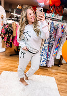 Bow Down Crewneck-Dear Me Southern Boutique, located in DeRidder, Louisiana