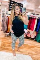 Breezy Versatile Tank- Black-Tank Tops-Dear Me Southern Boutique, located in DeRidder, Louisiana