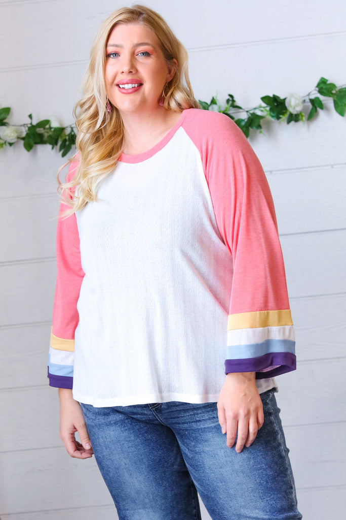 Bright Day Wide Sleeve Pullover-Dear Me Southern Boutique, located in DeRidder, Louisiana