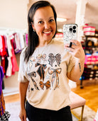 Brown-Eyed Bow-tiful Tee-Graphic Tops-Dear Me Southern Boutique, located in DeRidder, Louisiana