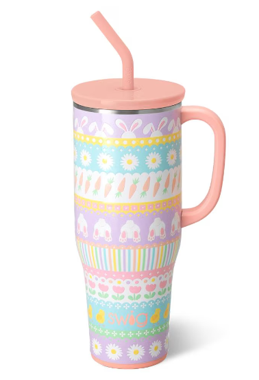 Bunny Trail Swig Mega Mug-Mega Mugs-Dear Me Southern Boutique, located in DeRidder, Louisiana