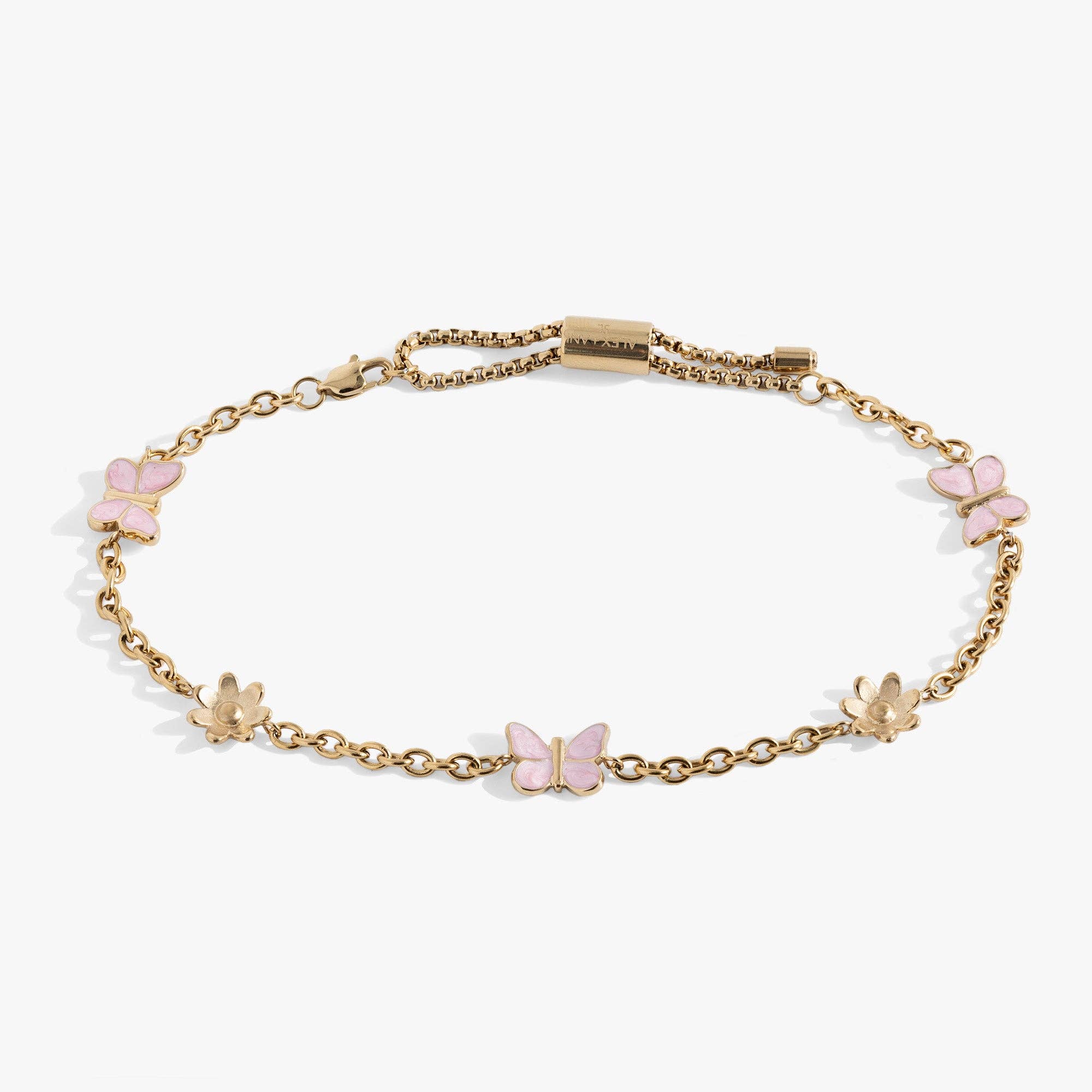 Butterfly & Flower Dainty Anklet-Jewelry-Dear Me Southern Boutique, located in DeRidder, Louisiana