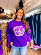 Callin' Baton Rouge Sweatshirt-Graphic Tops-Dear Me Southern Boutique, located in DeRidder, Louisiana