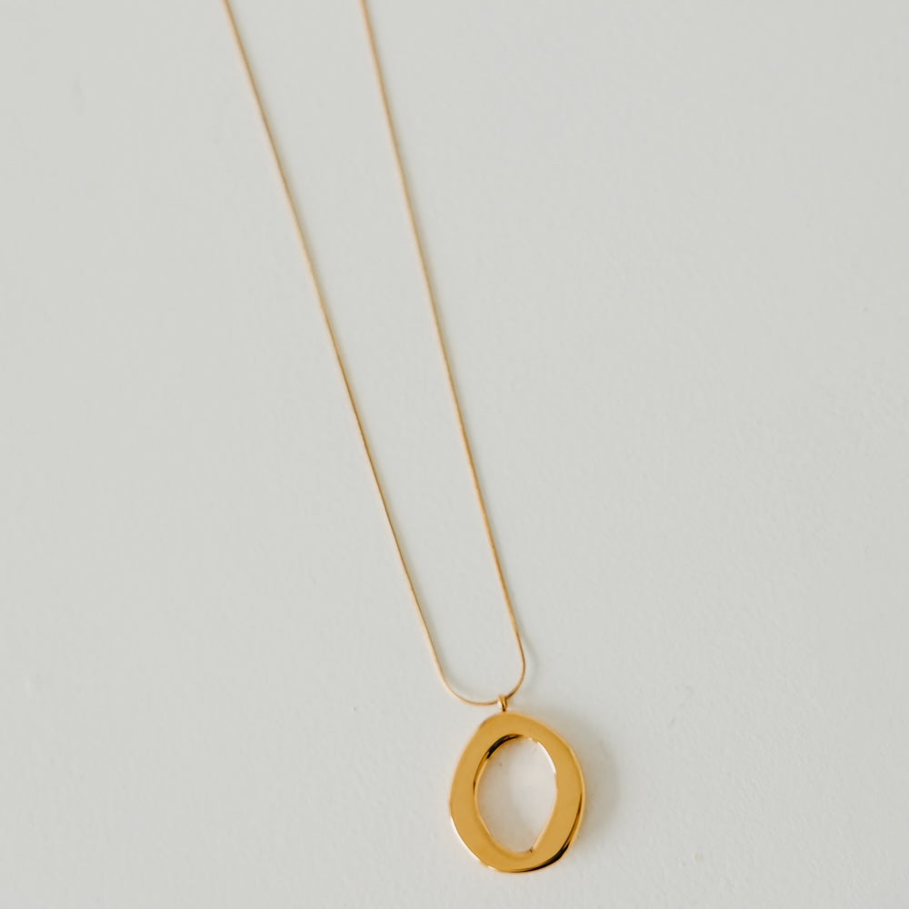 Camille Open Circle Statement Necklace - WATERPROOF-Presales-Dear Me Southern Boutique, located in DeRidder, Louisiana