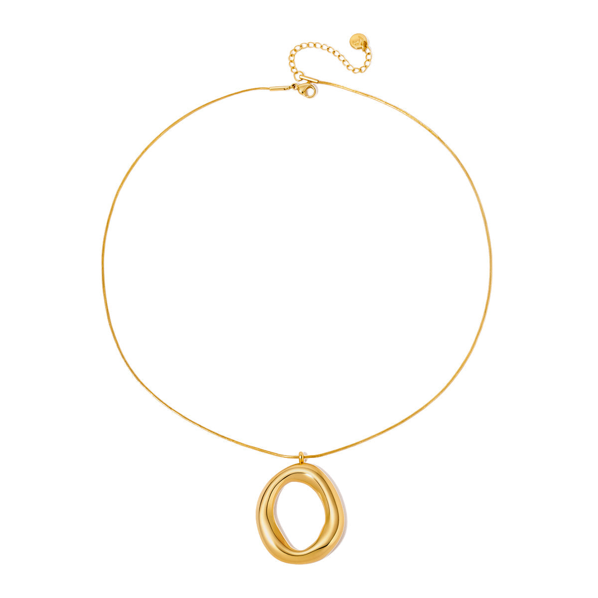 Camille Open Circle Statement Necklace - WATERPROOF-Presales-Dear Me Southern Boutique, located in DeRidder, Louisiana