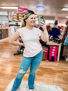 Candy Wishes Striped Top-Short Sleeves-Dear Me Southern Boutique, located in DeRidder, Louisiana