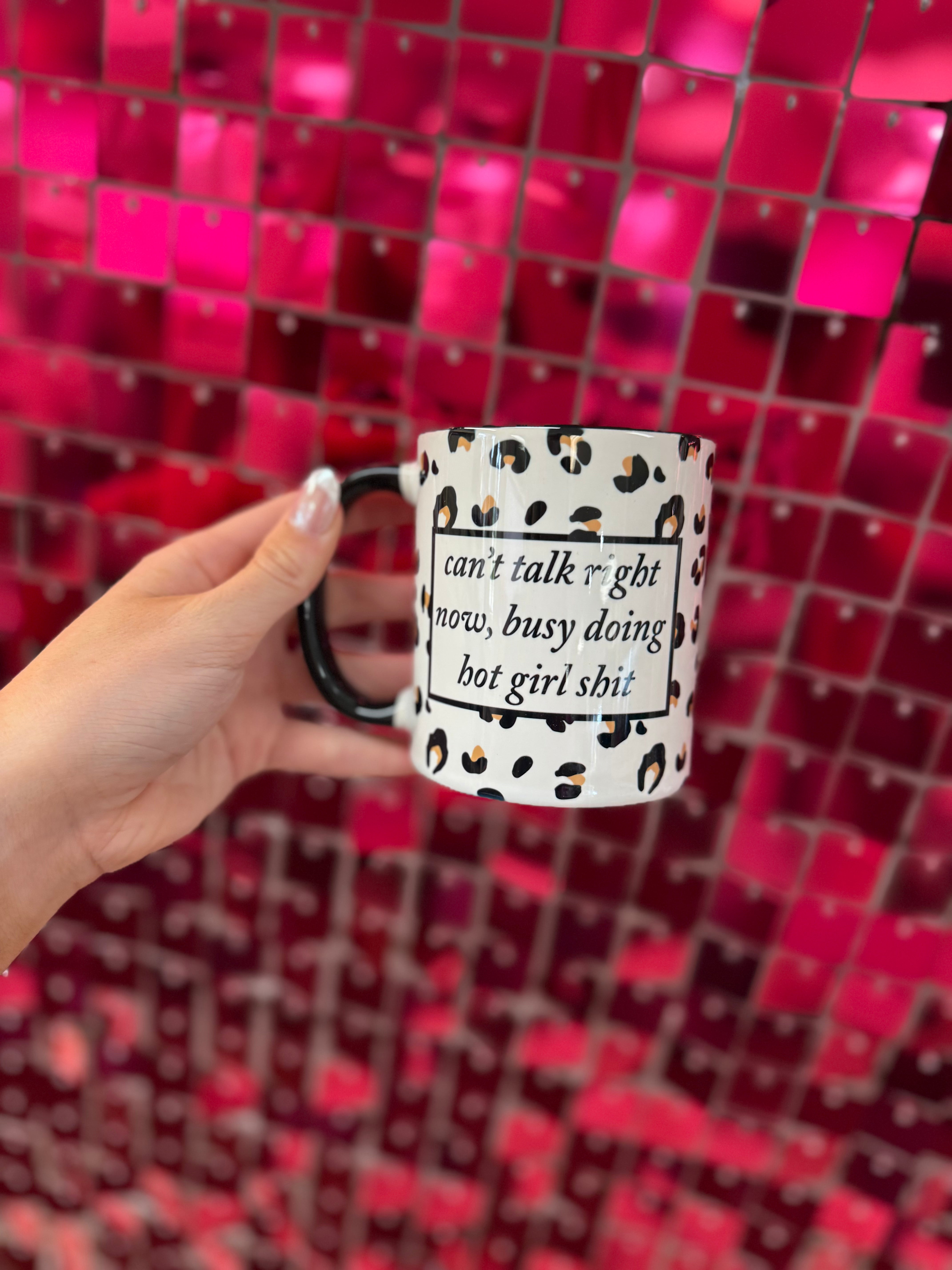 Can't Talk Right Now Mug-Drinkwear-Dear Me Southern Boutique, located in DeRidder, Louisiana