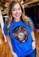 Catch Me Sparklin' Baseball Tee-Game Day-Dear Me Southern Boutique, located in DeRidder, Louisiana