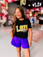 Charley Butterfly Shorts- Purple-JAG Shorts-Dear Me Southern Boutique, located in DeRidder, Louisiana