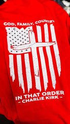 Charlie Kirk Freedom Shirt-Tees-Dear Me Southern Boutique, located in DeRidder, Louisiana