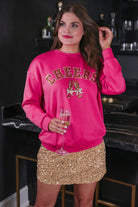 Cheers Luxe Pullover-Blouses-Dear Me Southern Boutique, located in DeRidder, Louisiana