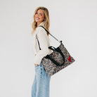 Chelsie Canvas Printed Tote-Tote Bag-Dear Me Southern Boutique, located in DeRidder, Louisiana