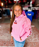 Cherry Bombshell Kids Hoodie-Pullover-Dear Me Southern Boutique, located in DeRidder, Louisiana