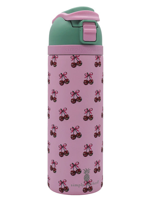 Cherry Bow-Water Bottle-Tumblers-Dear Me Southern Boutique, located in DeRidder, Louisiana