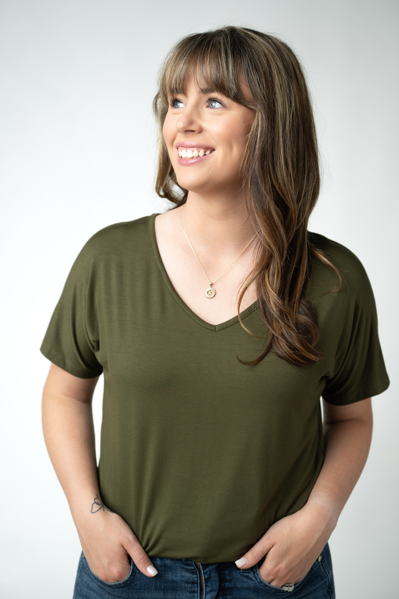 Chloe Cozy Top - Dark Olive-Tops-Dear Me Southern Boutique, located in DeRidder, Louisiana