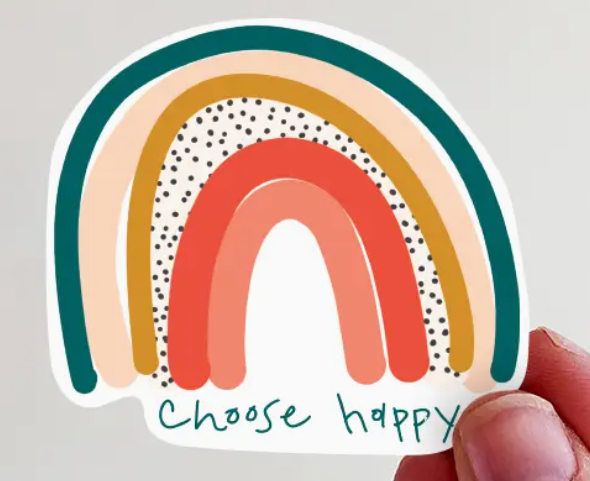 Choose Happy Vinyl Sticker-Other Accessories-Dear Me Southern Boutique, located in DeRidder, Louisiana