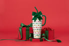 Christmas Bows Mega Mug 40oz-Travel Mugs-Dear Me Southern Boutique, located in DeRidder, Louisiana