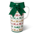 Christmas Bows Travel Mug 22oz-Travel Mugs-Dear Me Southern Boutique, located in DeRidder, Louisiana