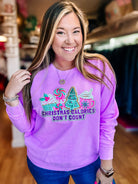 Christmas Calories Don't Count Sequin Pullover-Graphic Tops-Dear Me Southern Boutique, located in DeRidder, Louisiana