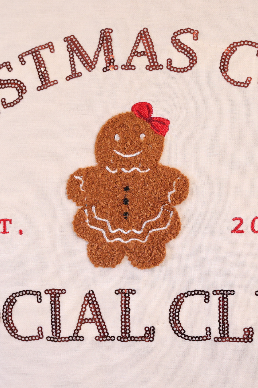 Christmas Cookie Social Club Luxe Pullover-Dear Me Southern Boutique, located in DeRidder, Louisiana