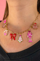 Christmas Cutie Charm Necklace-Necklaces-Dear Me Southern Boutique, located in DeRidder, Louisiana