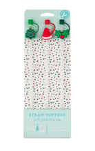 Christmas Tree Swig Straw Topper Set-Drinkwear-Dear Me Southern Boutique, located in DeRidder, Louisiana