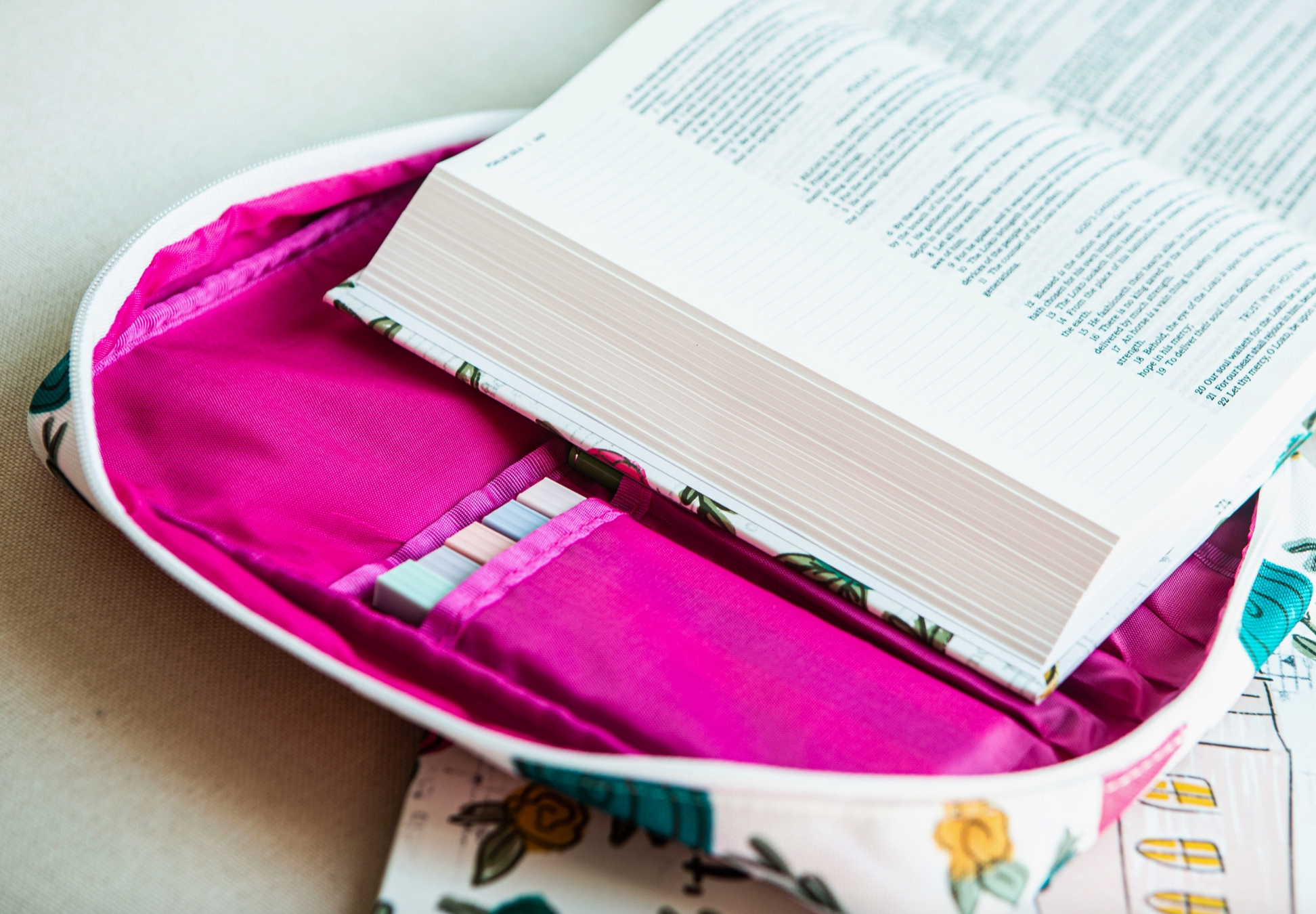 Church Floral Bible Case-JAG Bible Covers-Dear Me Southern Boutique, located in DeRidder, Louisiana