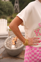 Classy Until Kickoff Luxe Top-Top-Dear Me Southern Boutique, located in DeRidder, Louisiana