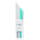 Clear + Aqua Swig Reusable Straw Set-Straws-Dear Me Southern Boutique, located in DeRidder, Louisiana