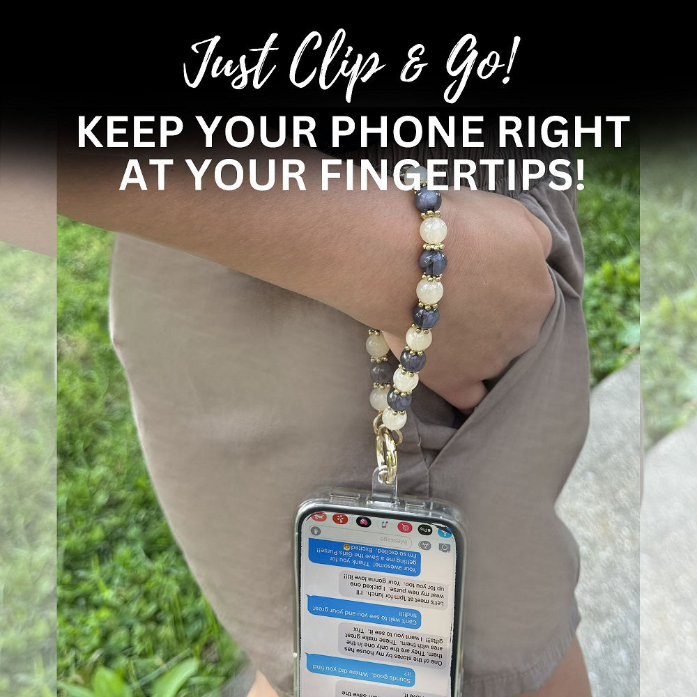 Clip & Go Beaded Wristlet Nina Collection-Bags/Purses-Dear Me Southern Boutique, located in DeRidder, Louisiana