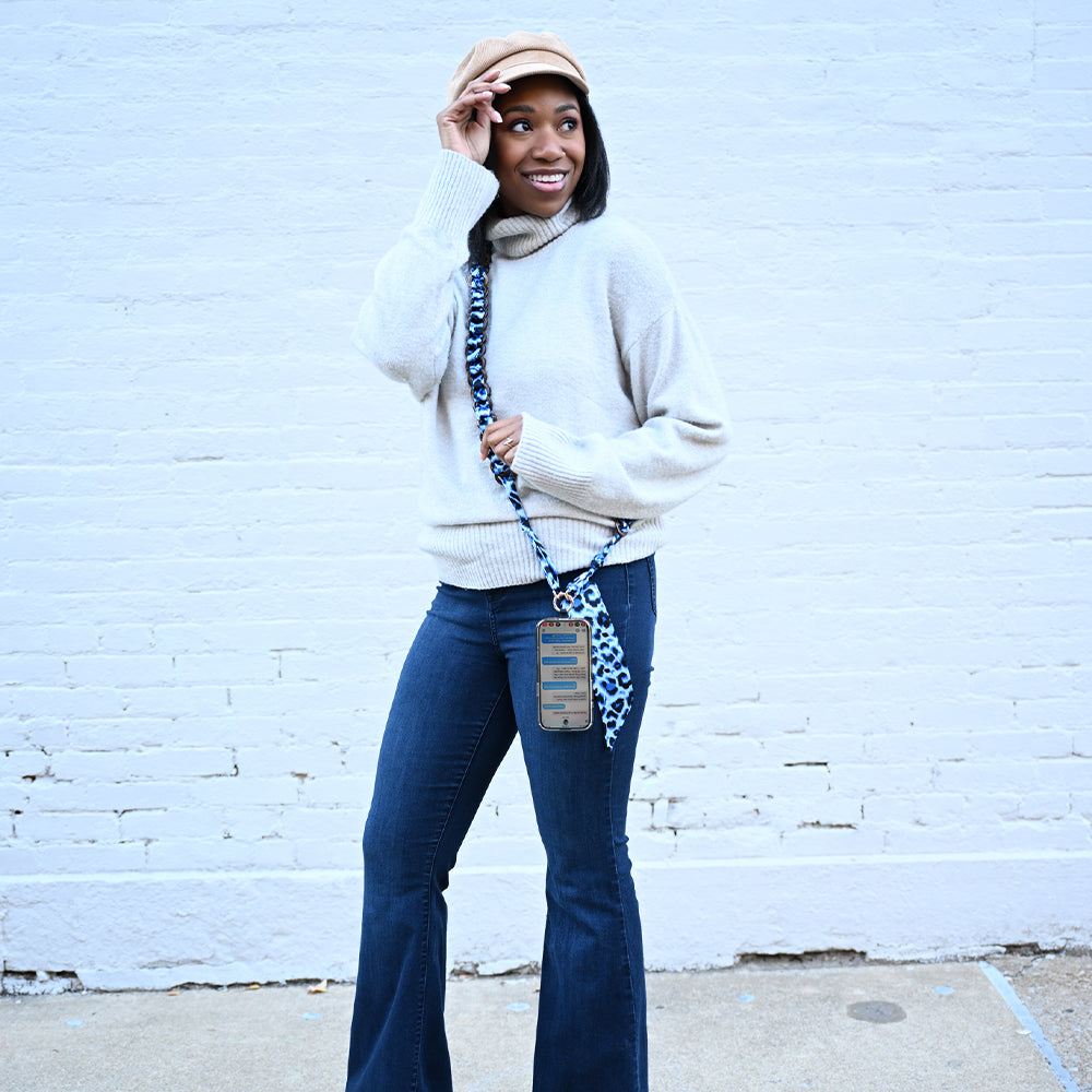 Clip & Go Crossbody Coconut Scarf-Two Color Options-Phone Accessories-Dear Me Southern Boutique, located in DeRidder, Louisiana