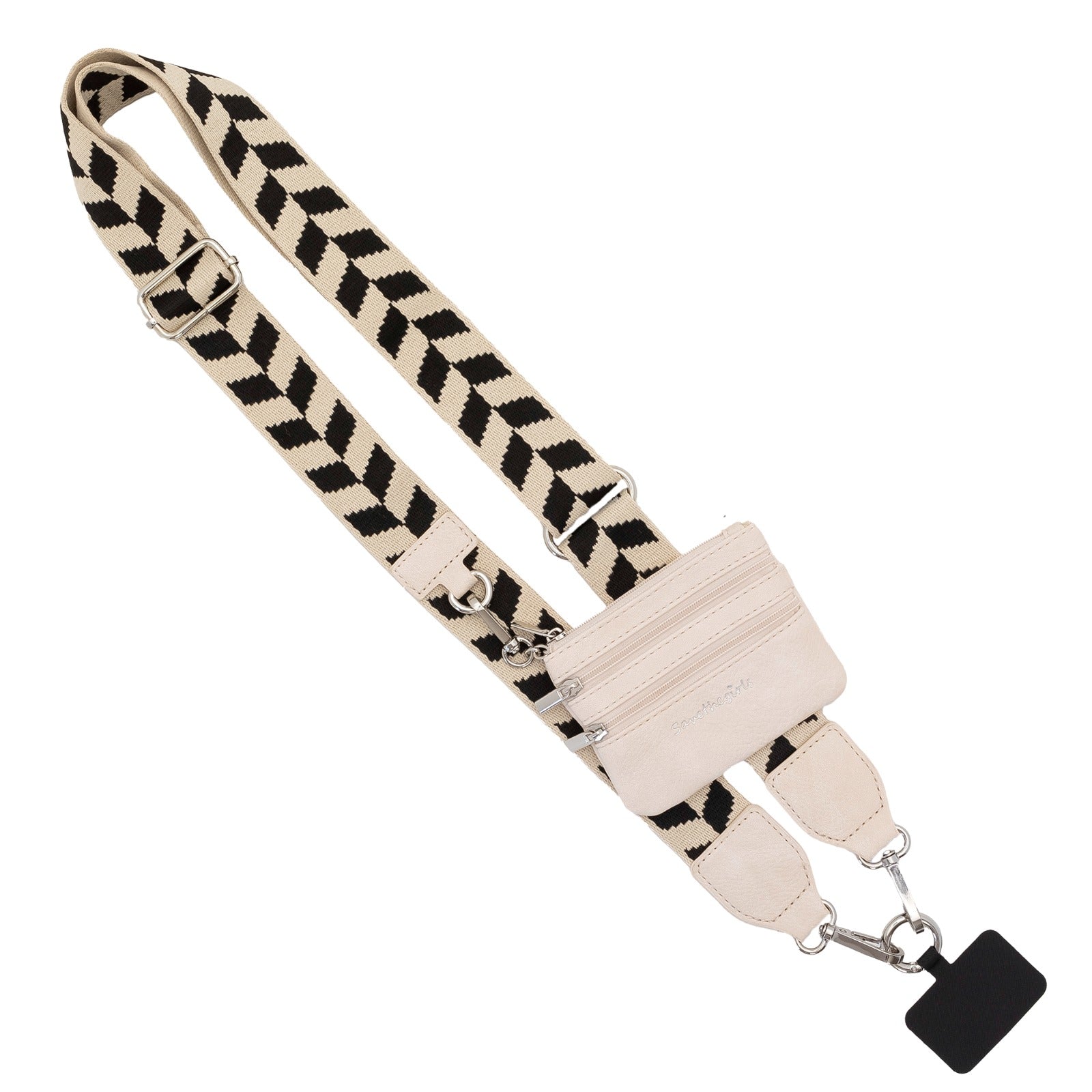 Clip & Go Strap w/Zippered Pouch-Bags/Purses-Dear Me Southern Boutique, located in DeRidder, Louisiana