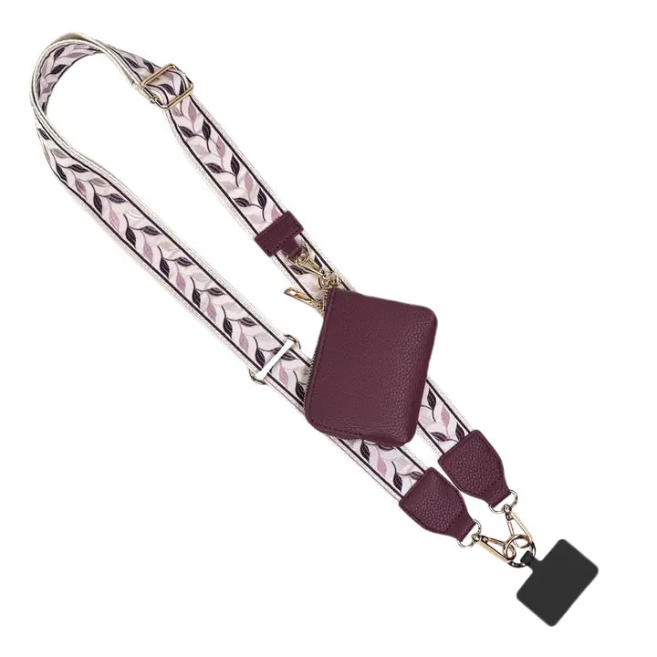 Clip & Go Strap w/Zippered Pouch-Bags/Purses-Dear Me Southern Boutique, located in DeRidder, Louisiana