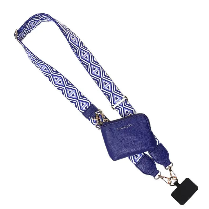 Clip & Go Strap w/Zippered Pouch-Bags/Purses-Dear Me Southern Boutique, located in DeRidder, Louisiana