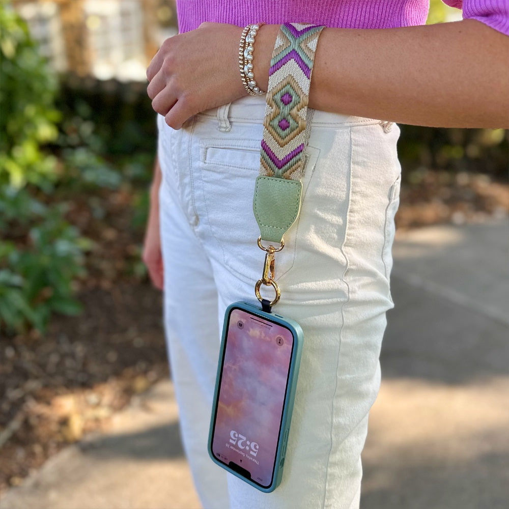 Clip & Go Strap w/Zippered Pouch-Bags/Purses-Dear Me Southern Boutique, located in DeRidder, Louisiana