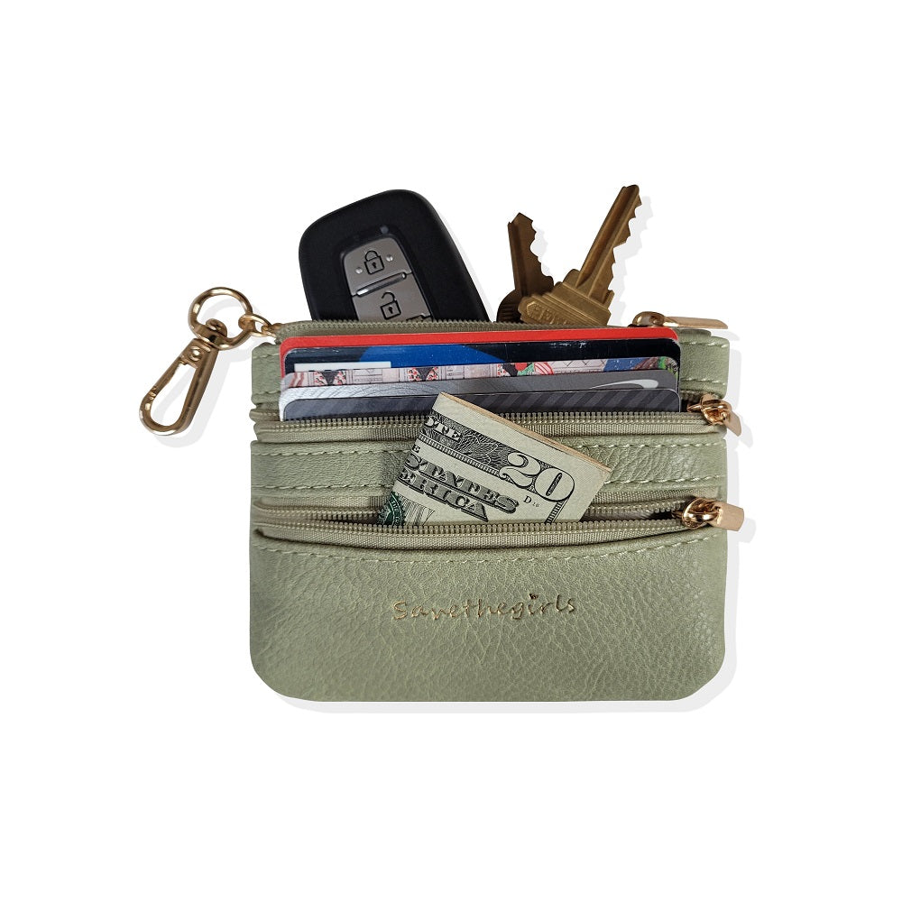 Clip & Go Strap w/Zippered Pouch-Bags/Purses-Dear Me Southern Boutique, located in DeRidder, Louisiana
