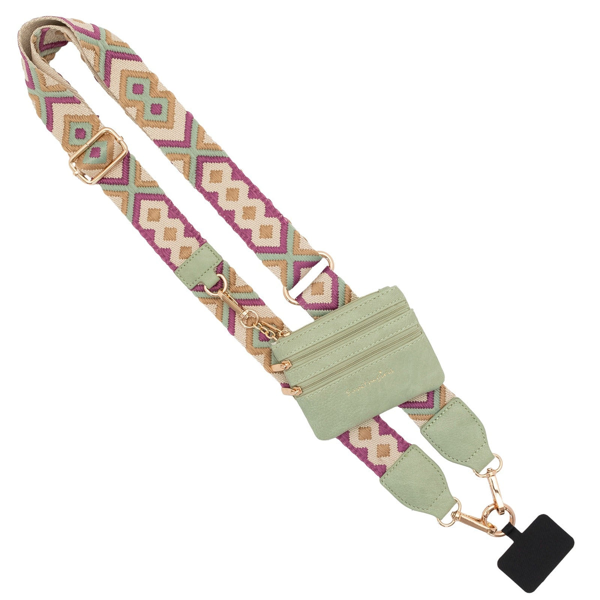 Clip & Go Strap w/Zippered Pouch-Bags/Purses-Dear Me Southern Boutique, located in DeRidder, Louisiana