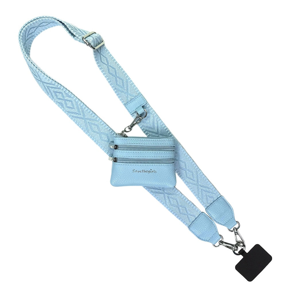 Clip & Go Strap w/Zippered Pouch Classic-Bags/Purses-Dear Me Southern Boutique, located in DeRidder, Louisiana