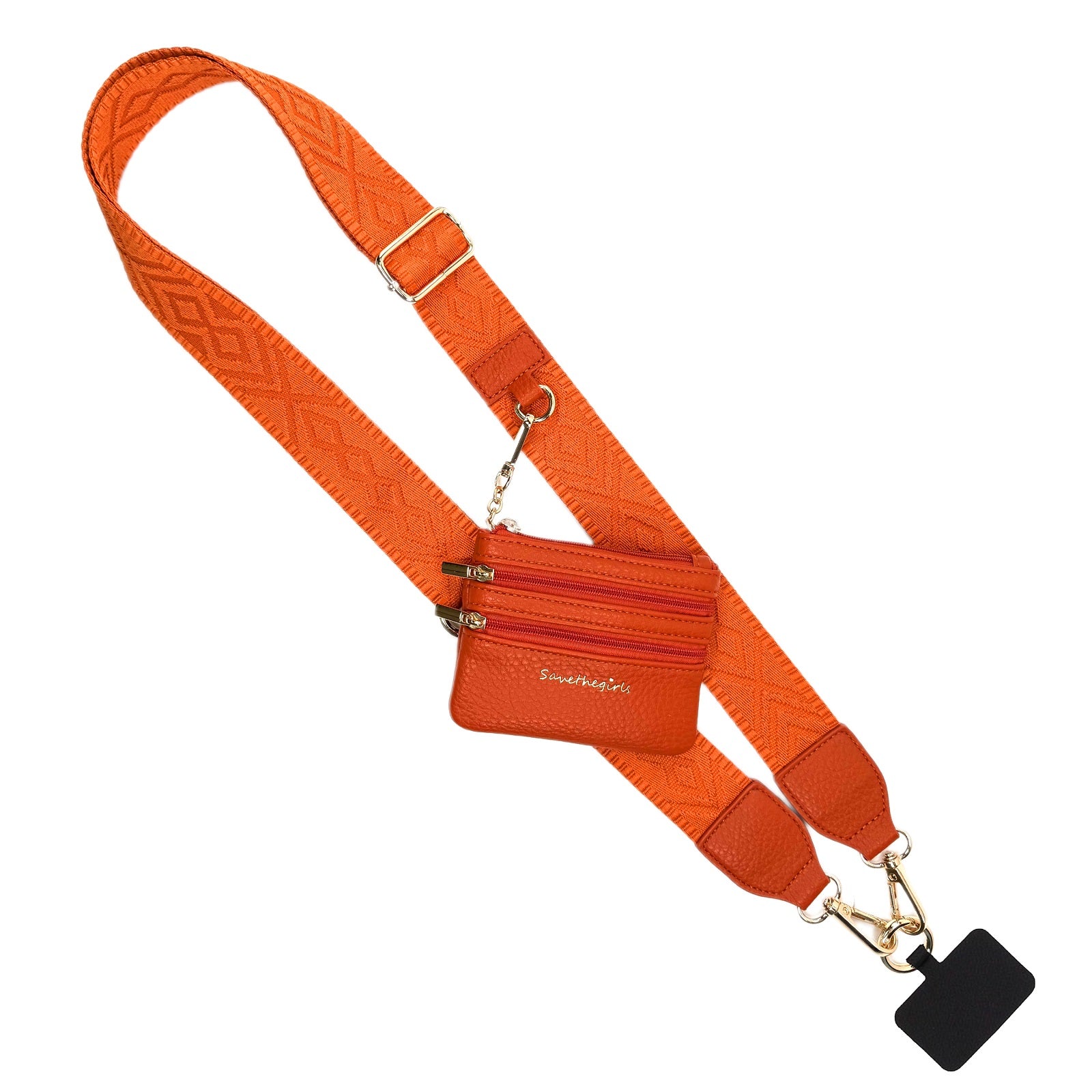 Clip & Go Strap w/Zippered Pouch Classic-Bags/Purses-Dear Me Southern Boutique, located in DeRidder, Louisiana