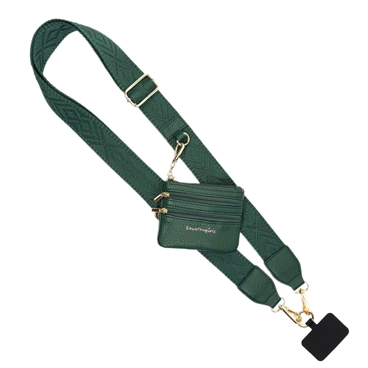Clip & Go Strap w/Zippered Pouch Classic-Bags/Purses-Dear Me Southern Boutique, located in DeRidder, Louisiana